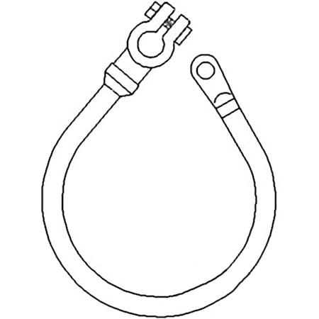 Aftermarket Fits John Deere Tractor Battery Cable 762 860B 8640 8630 8440 8430 1974- AR88485